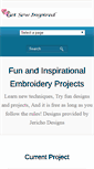Mobile Screenshot of getsewinspired.com