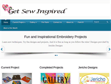 Tablet Screenshot of getsewinspired.com